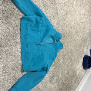 lulu lemon scuba sweatshirt blue size medium